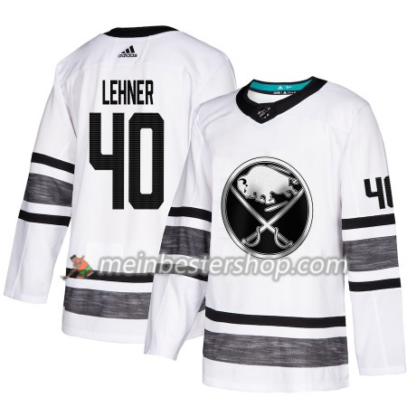 Buffalo Sabres Robin Lehner 40 2019 All-Star Adidas Weiß Trikot Authentic - Herren